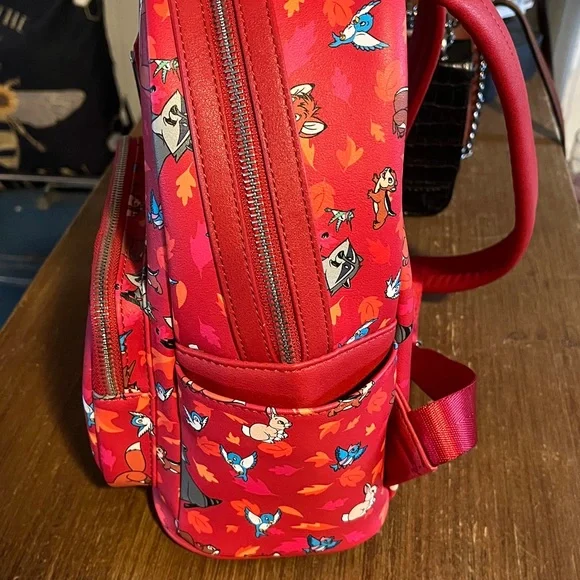 Loungefly Disney Parks Critter Red Backpack-like new - Picture 6 of 13